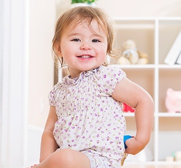 Smiling young girl